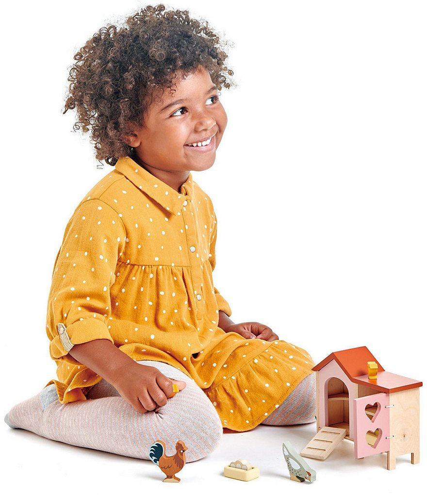 Tender Leaf Toys Chicken Coop Wooden Toy Set