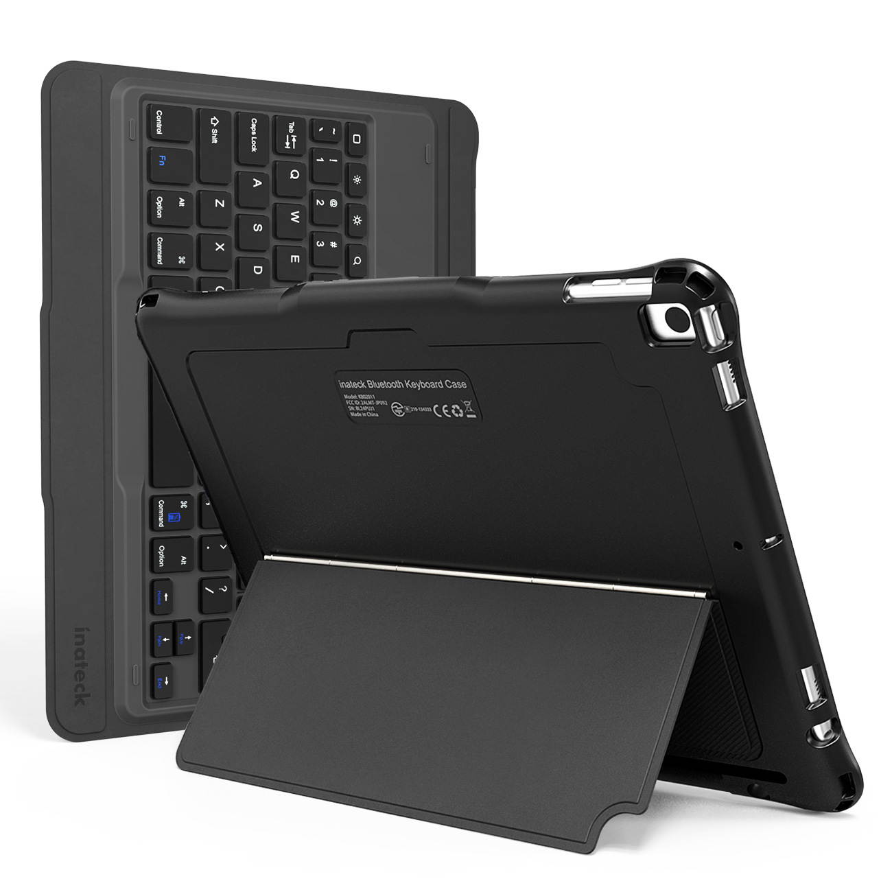Inateck Keyboard Case for 10.2 Inch iPad 2020(8th Gen)/iPad 2019(7th Gen), iPad Air 2019(3. Gen), iPad Pro 10,5, with Kickstand, Detachable, KB02011