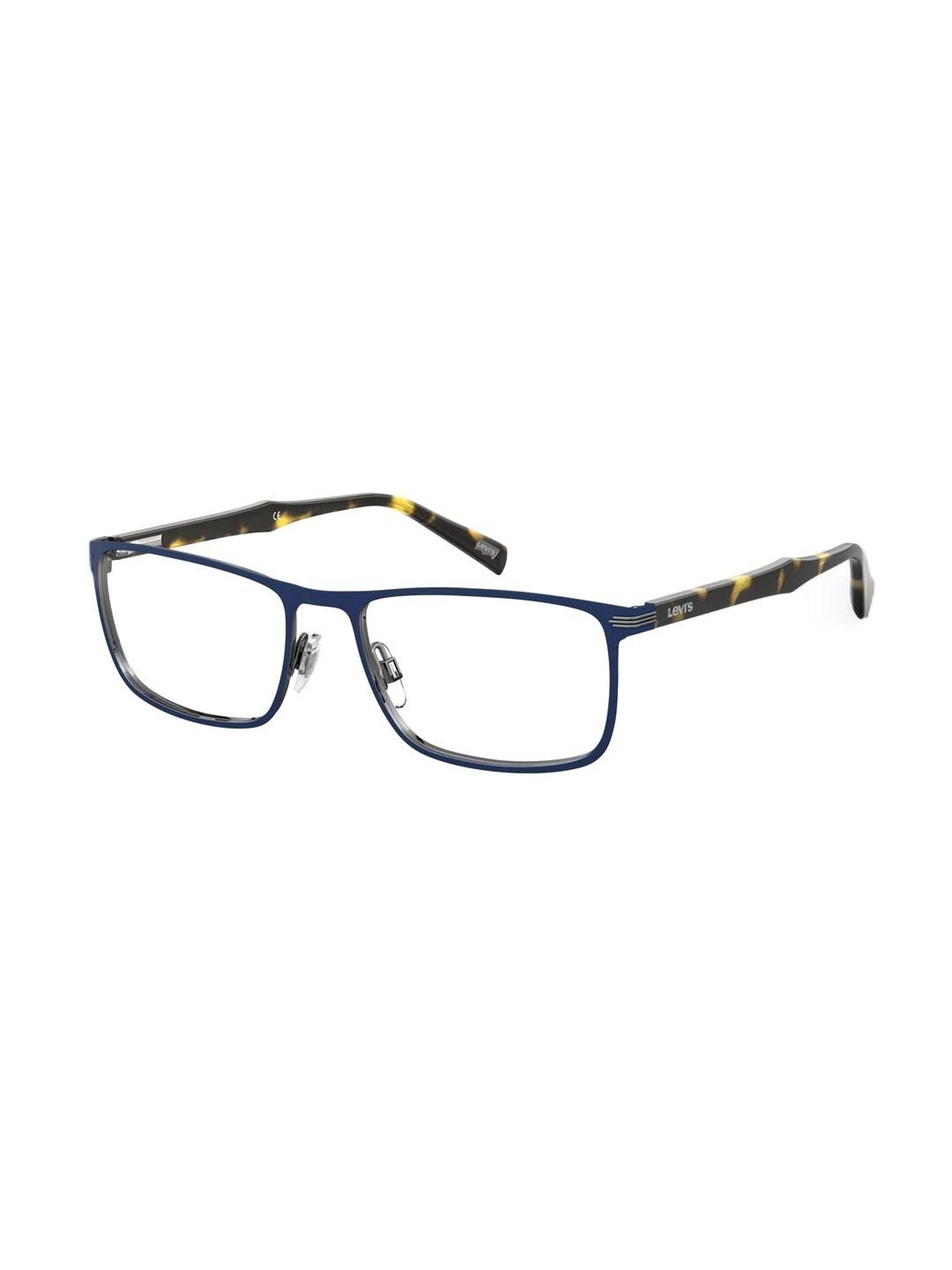 Levi's Blue Rectangular Eye Frames for Men