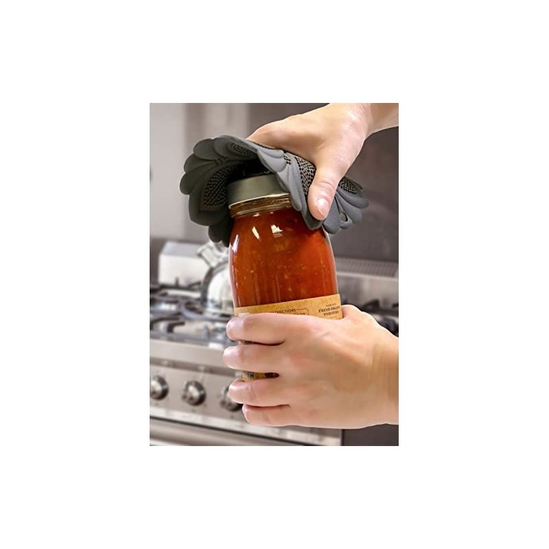 Red Silicone No-Slip Grip Hot Pad and Trivet