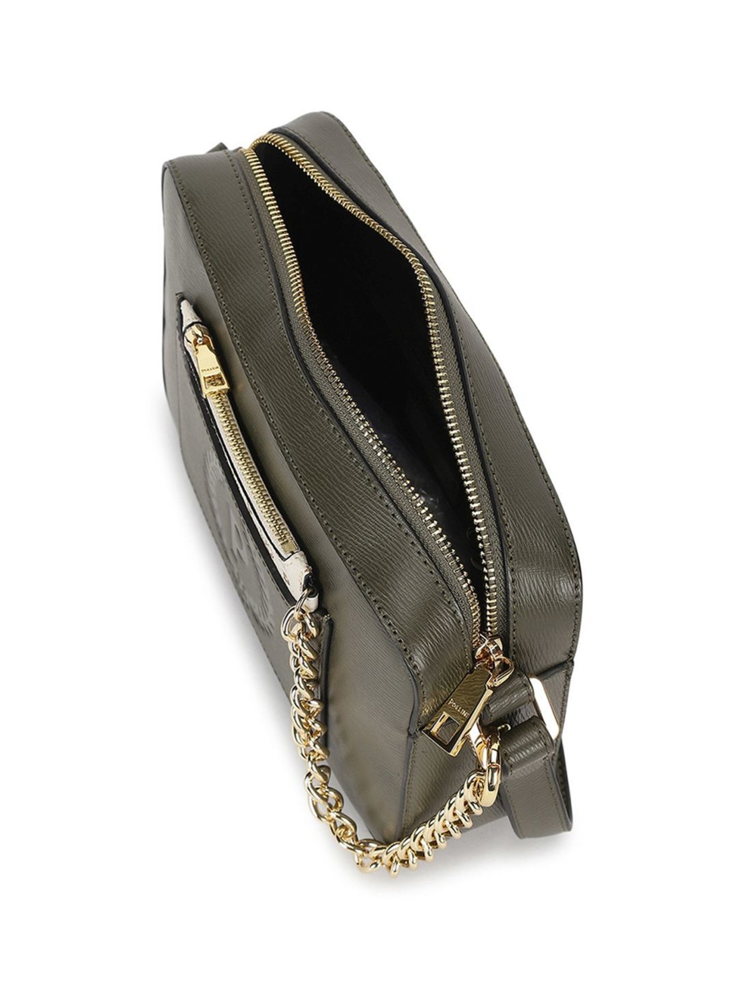 Pollini Green Medium Cross Body Bag