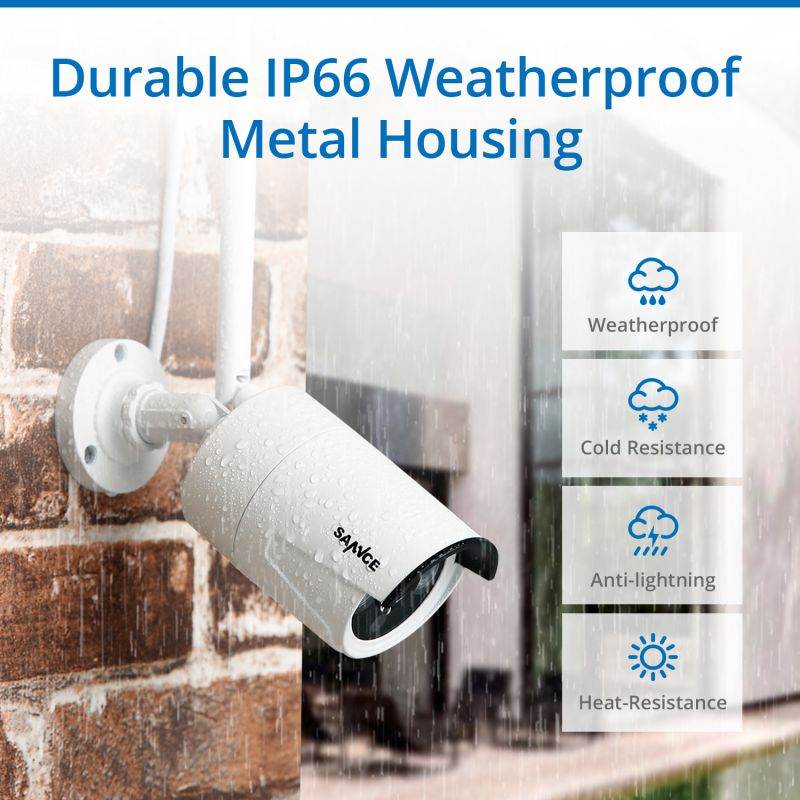 SANNCE WiFi 1080P Wireless Security Camera System with 8* 1080P wifi cameras without HDD (NVR KIT)CCTV kit