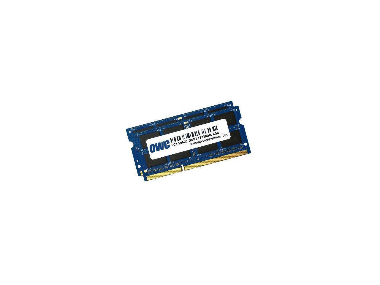 OWC 16.0GB (2x 8GB)  DDR3 PC3-10600 1333MHz Memory Upgrade Kit. Model OWC1333DDR3S16P
