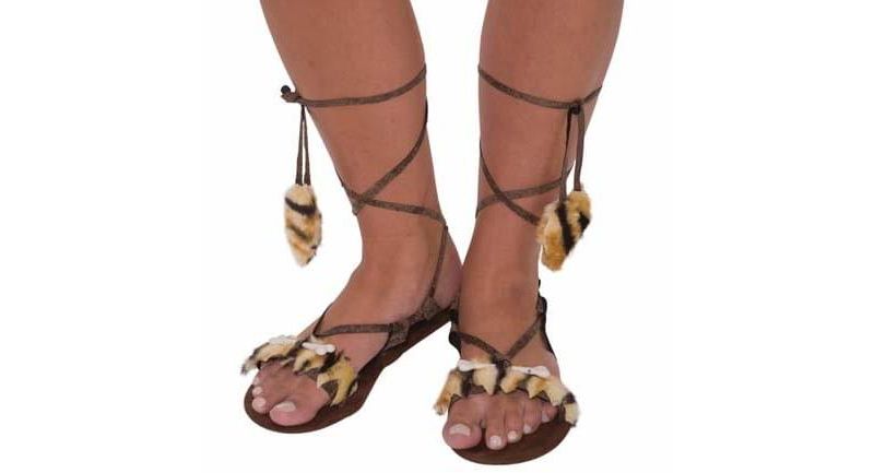 Forum Novelties Stone Age Women's Costume Sandals One Size