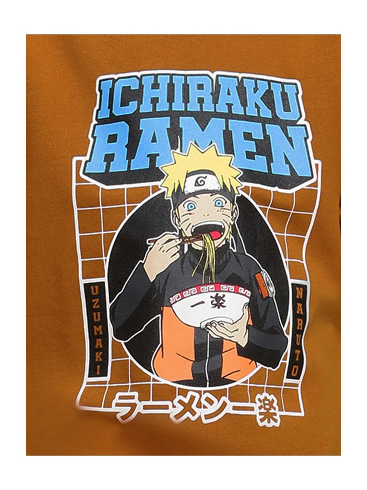 Kidsville Naruto Printed Brown Sweatshirt For Boys