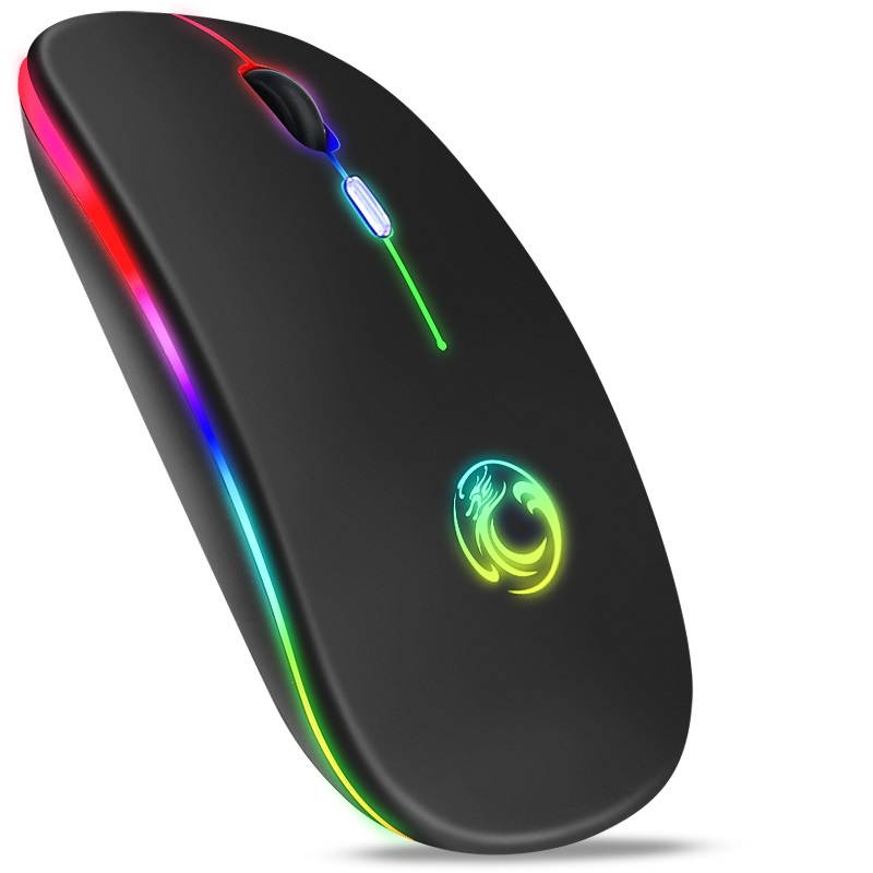 Wireless Mouse  Rechargeable Mouse Wireless Computer Silent Mause LED Backlit Ergonomic Gaming Mouse For Laptop PC
