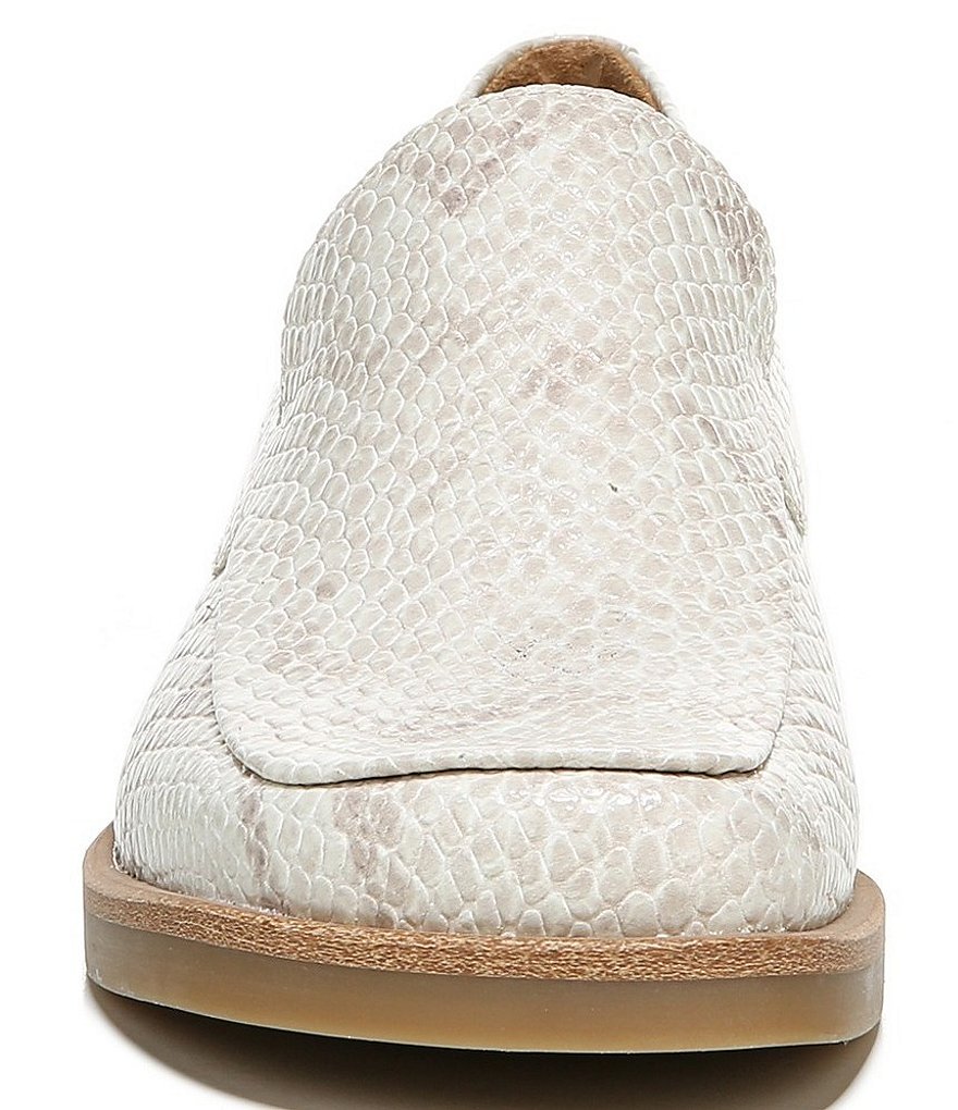 Franco Sarto Bocca Snake Print Loafers