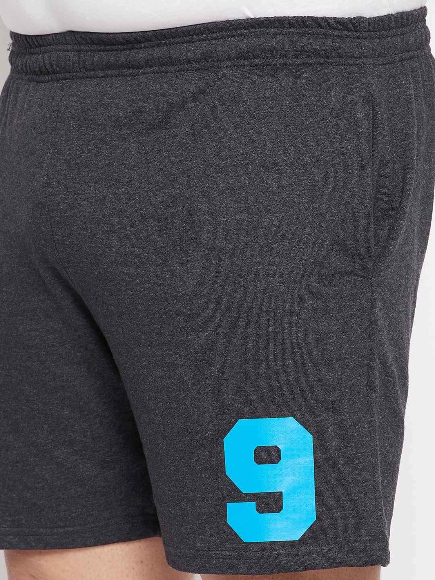 Bigbanana Grey Cotton Regular Fit Shorts