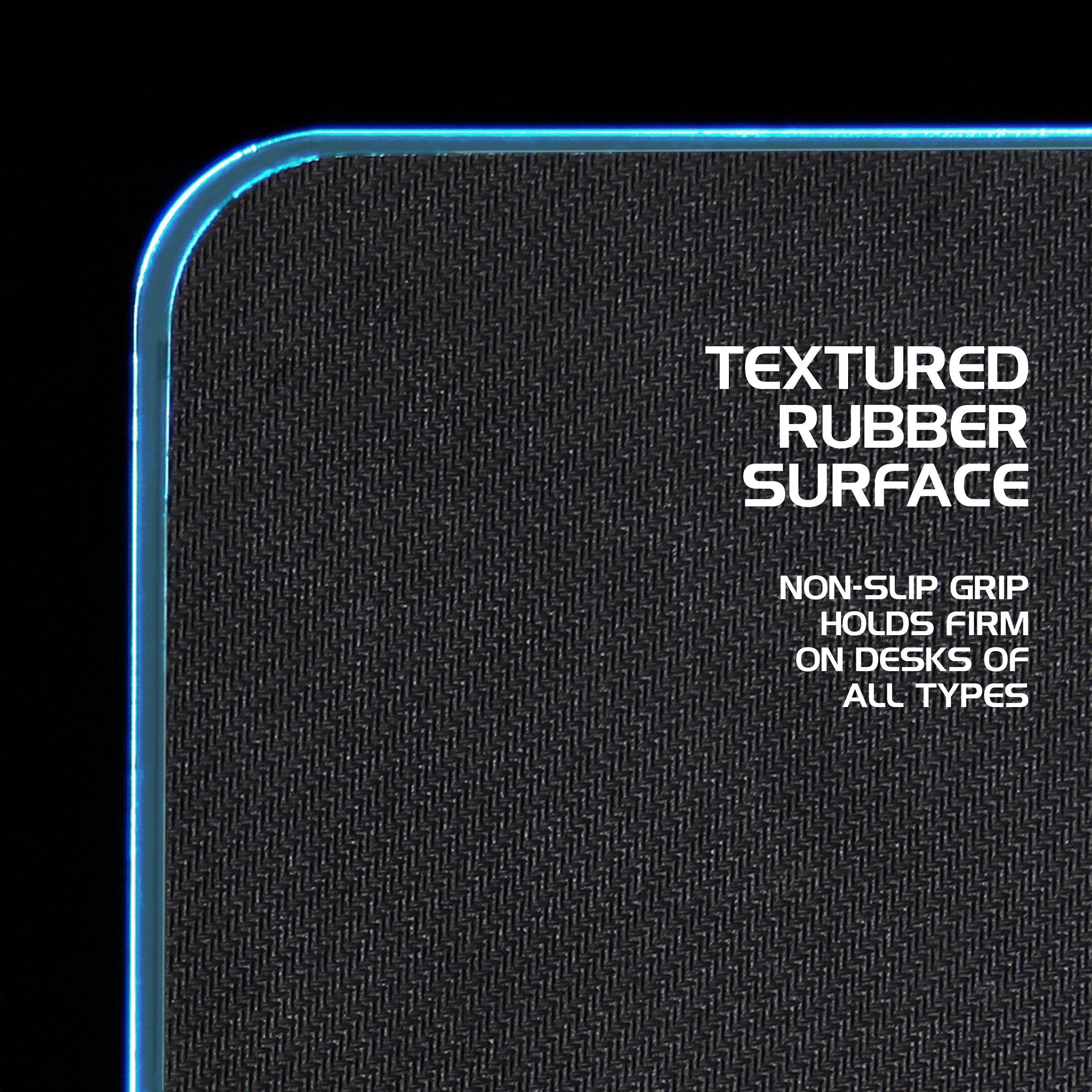 Enhance Extra Large LED Desk Mat with 7 Colors Backlights