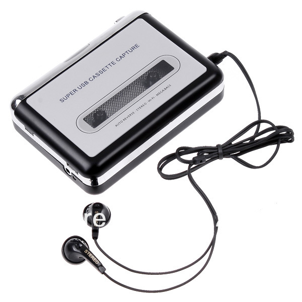 New Portable Tape to PC USB Cassette-to-MP3 Converter Capture Audio Music Player in Stock