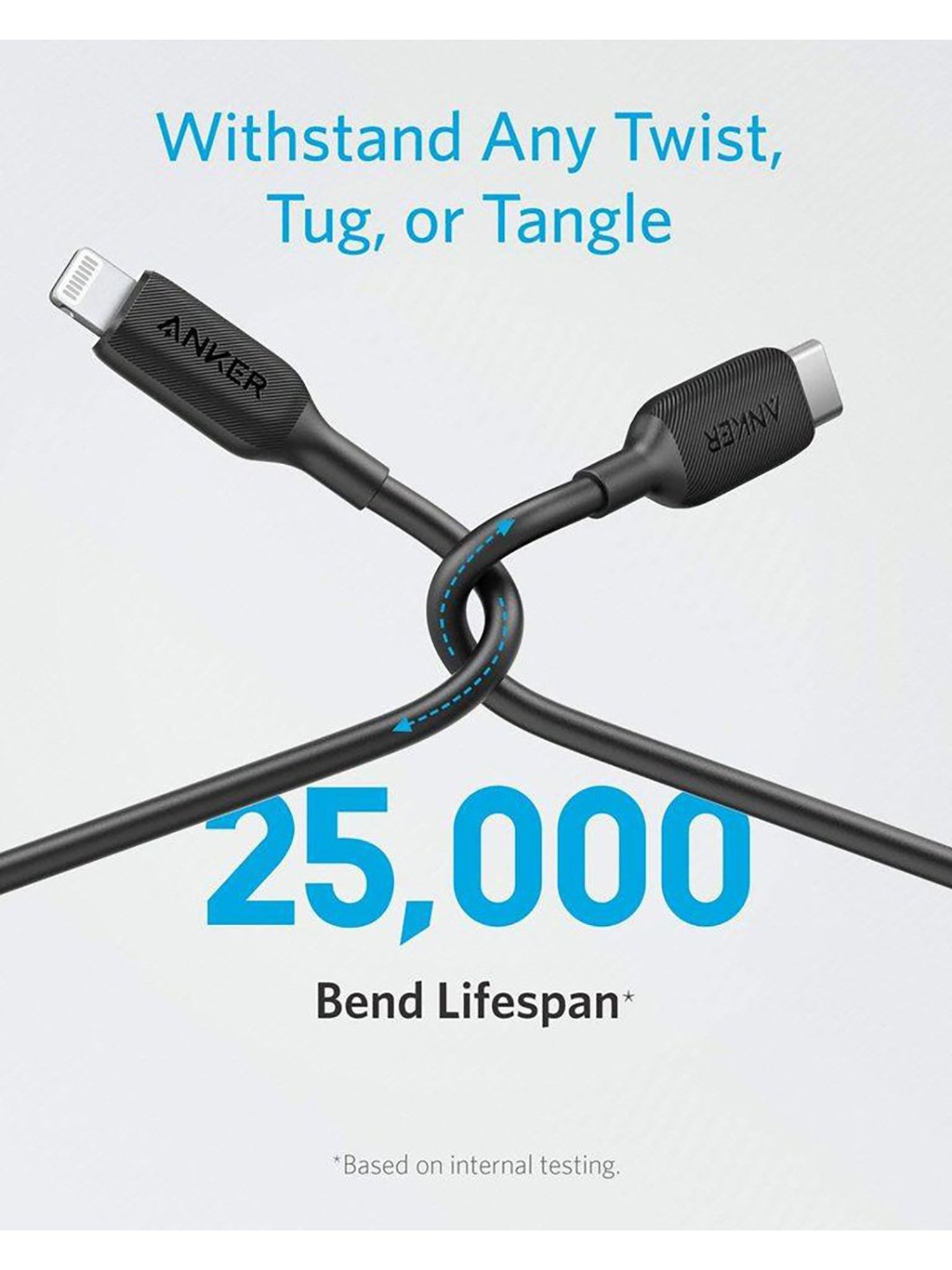 Anker Powerline III USB C to Lightning Cable (Black)