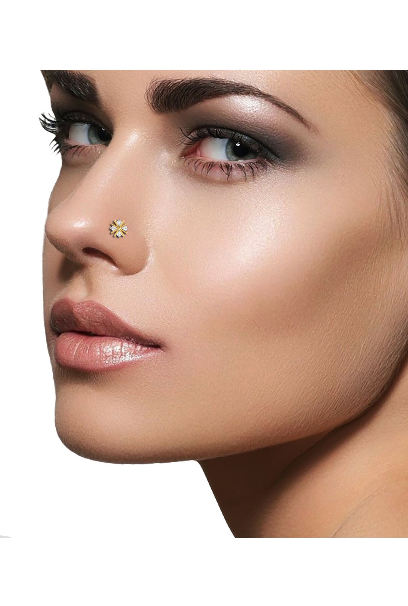 PC Jeweller Rhode 22 kt Gold Nosepin