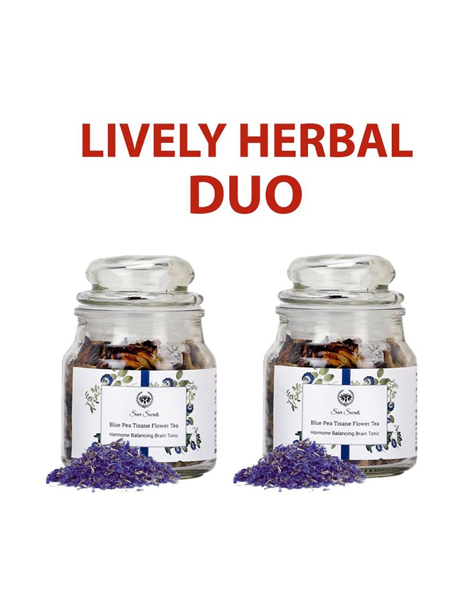 Seer Secrets Lively Herbal Duo - 100 gm