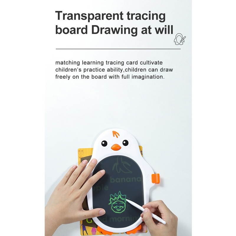 CHUYI 8.5 inch LCD Writing Tablet Electronic Graphic Board E Writer Paperless Digital Drawing Notepad for Home Office Writing Drawing