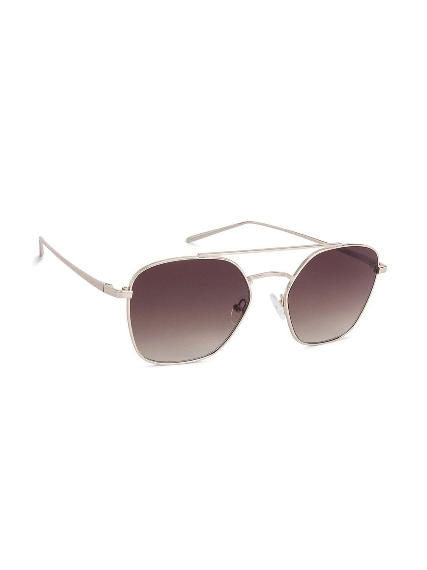 John Jacobs JJ S12471 Brown Square Sunglasses