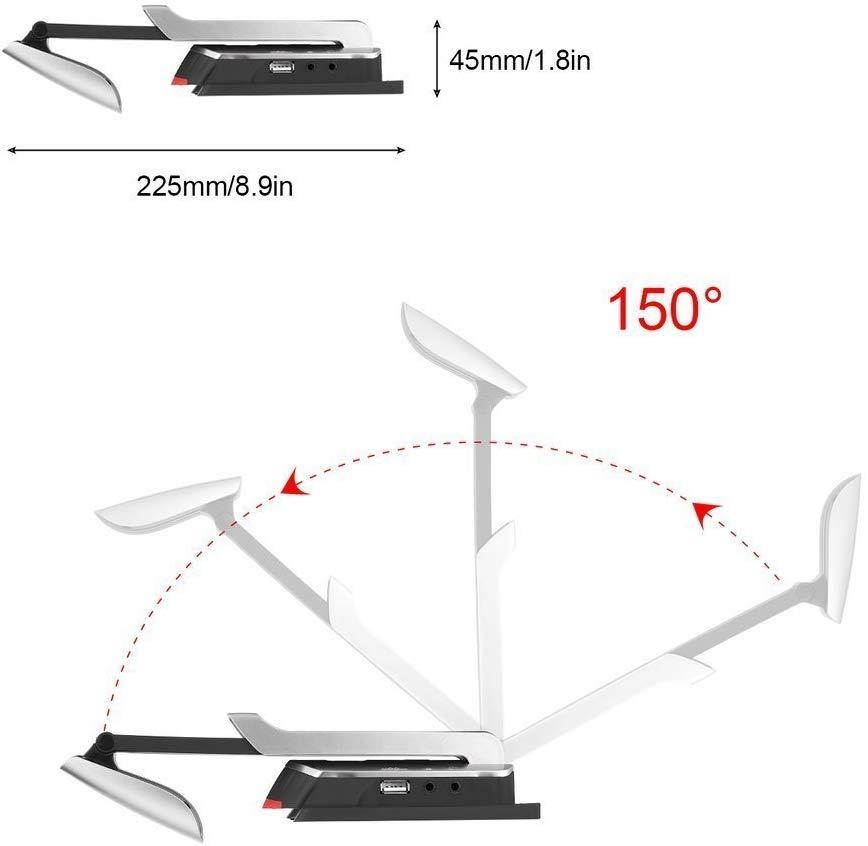 Beexcellent Desktop USB Computer Microphone Flexible for PC, Laptop, PS4, Gaming, Chatting, Meeting, Podcast, Recording (Silver)
