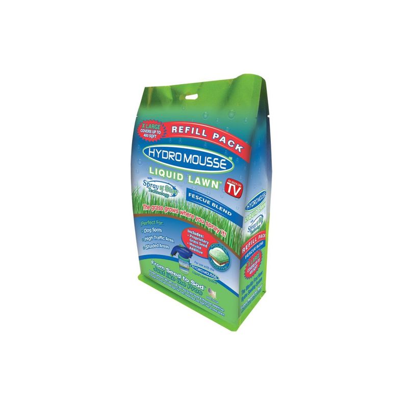 2lb HydroMousse Liquid Lawn Refill Fescue Seed - As Seen on TV