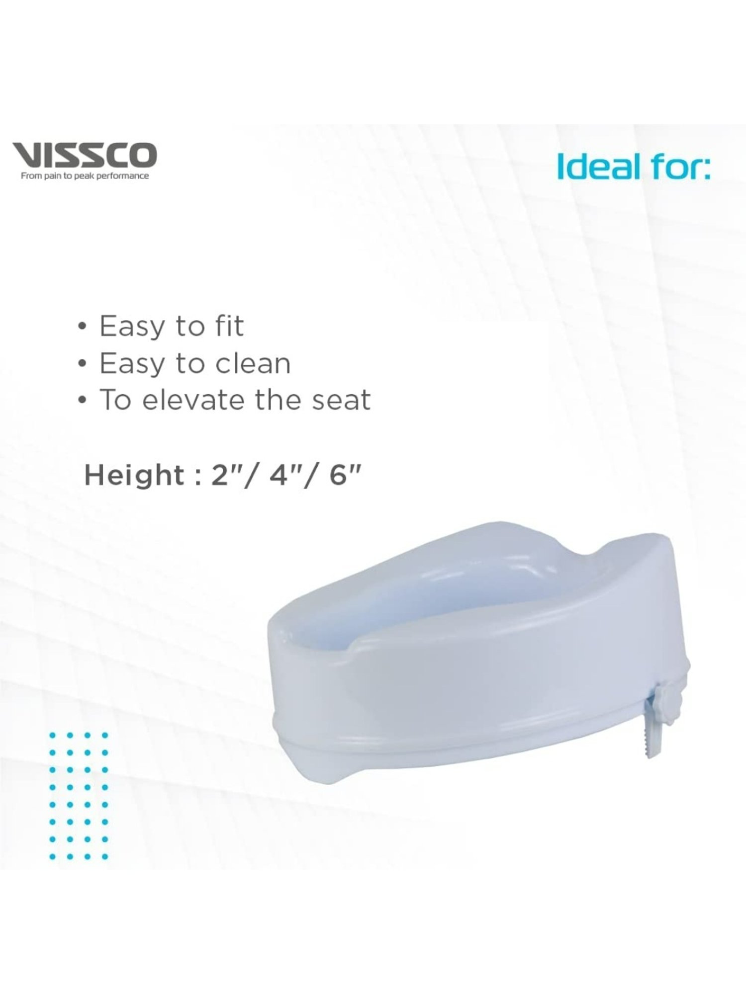 Vissco Comfort Commode (White)