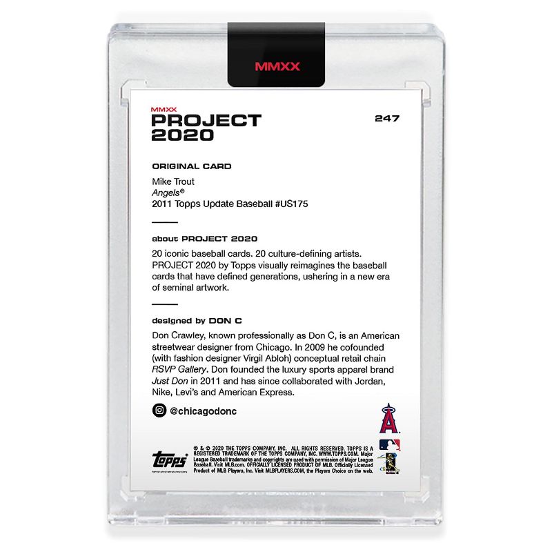 Topps Topps PROJECT 2020 Card 247 - 2011 Mike Trout by Don C