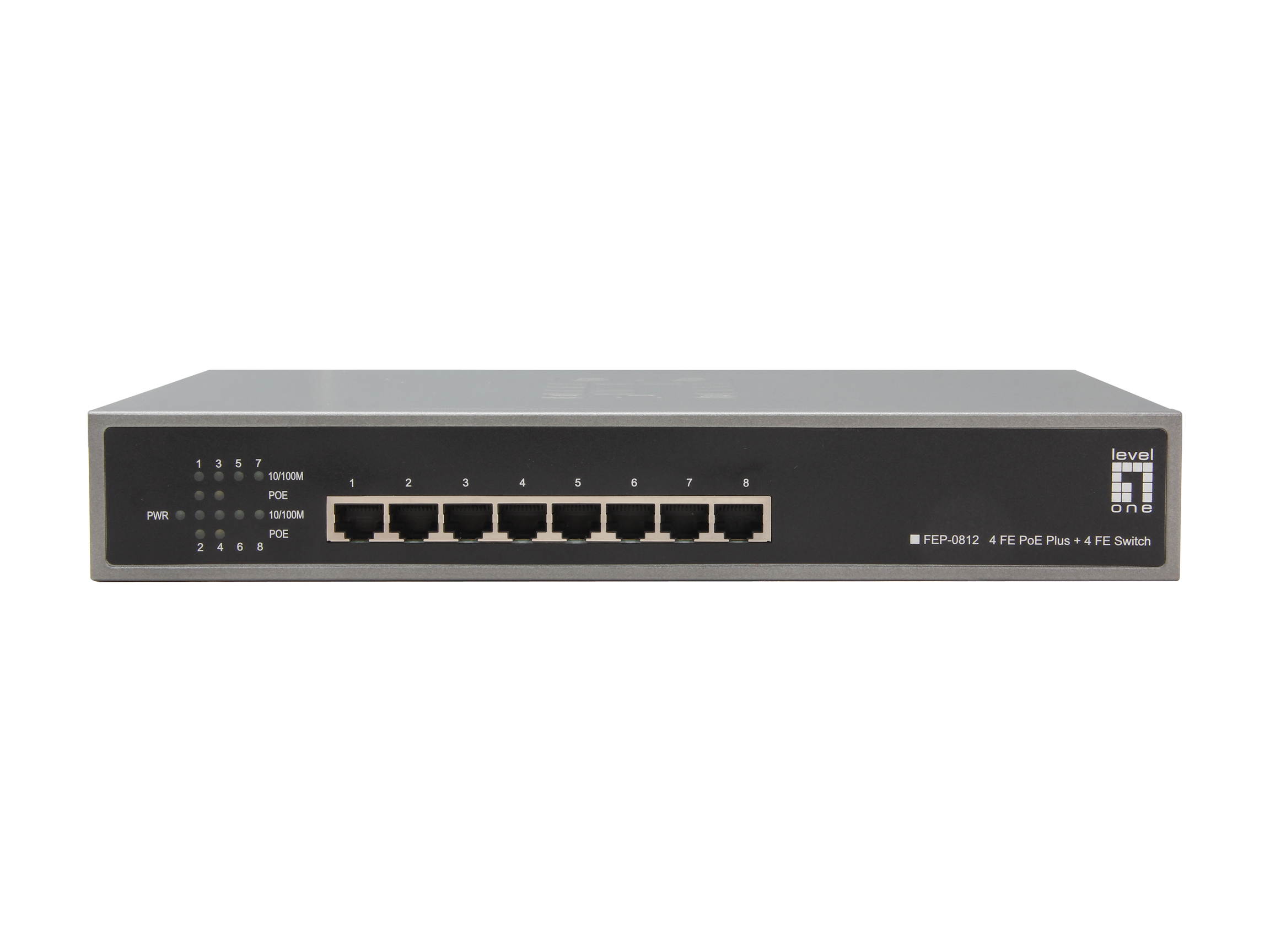 LevelOne FEP-0812 4 FE PoE + 4 FE Switch