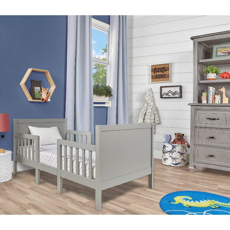 Dream On Me 3-in-1 Convertible Toddler Bed - Cool Gray