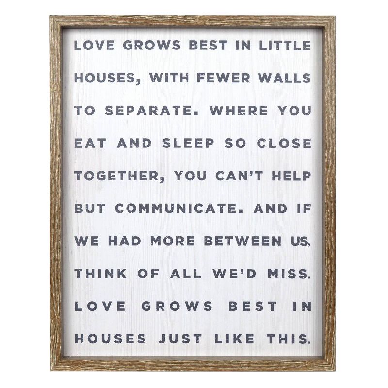 4pc Curated Gallery Wall Typography Set Natural/Black - New View