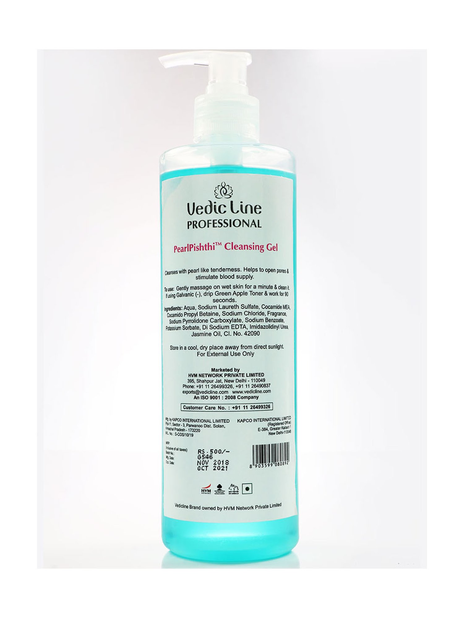 VEDIC LINE Pearl Pishthi Cleansing Gel - 500 ml