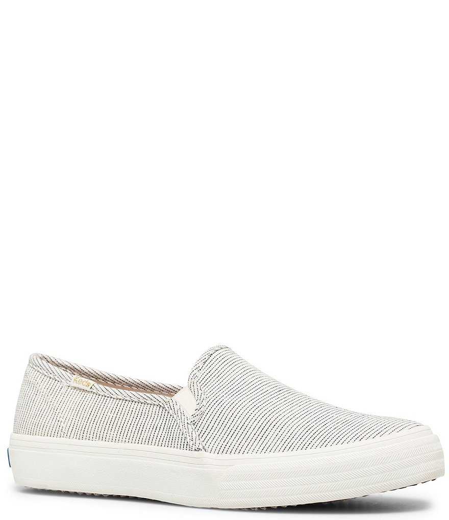 Keds Double Decker Ikat Stripe Canvas Slip-On Sneakers