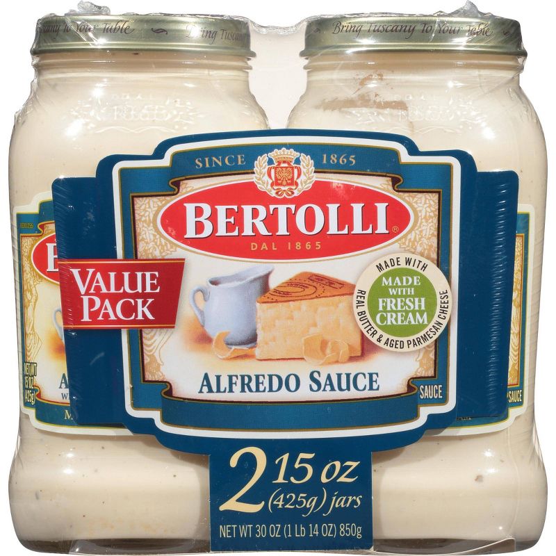 Bertolli Alfredo Pasta Sauce Twin Pack - 15oz