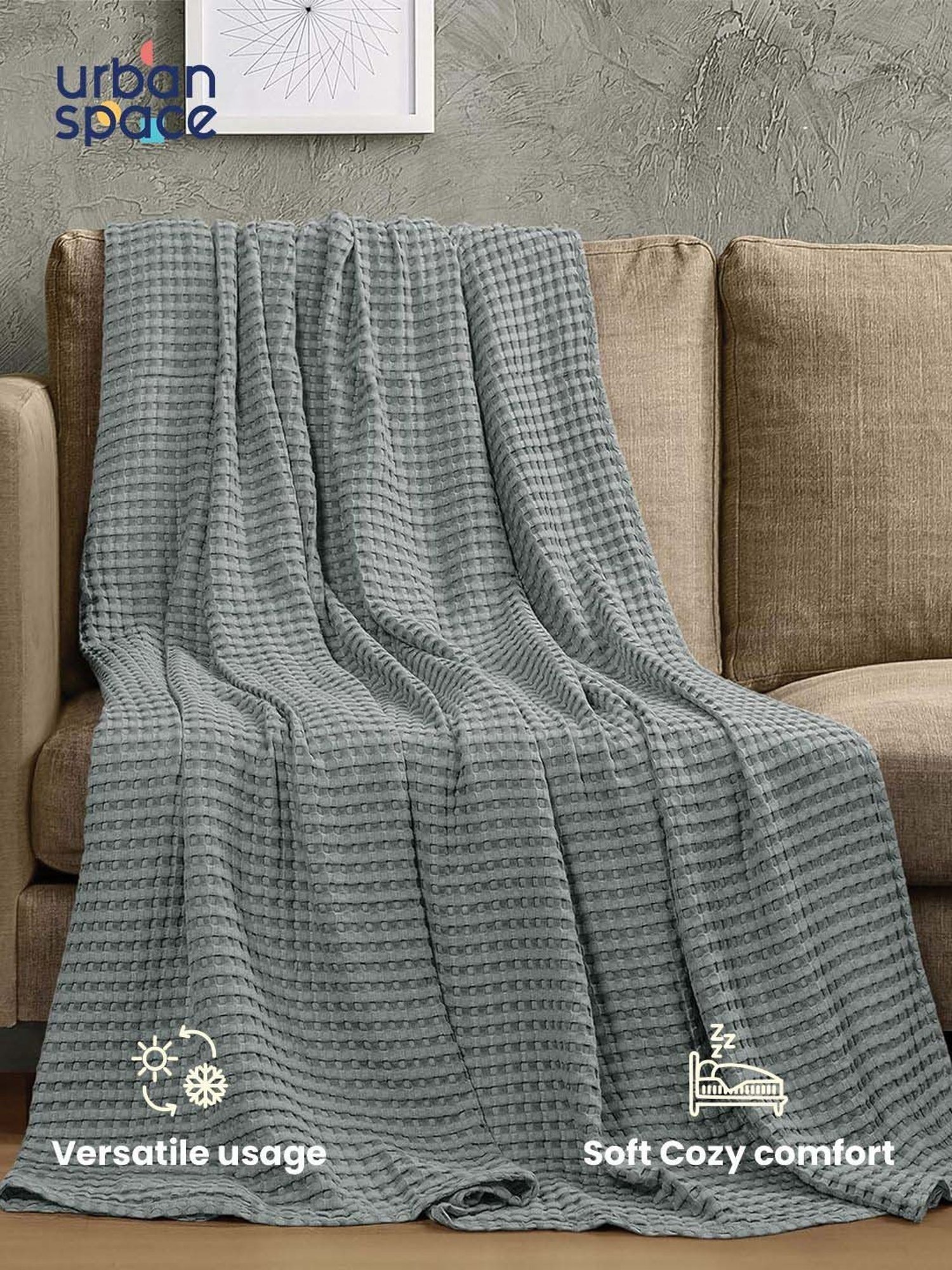 King 3pc Rhapsody Comforter Set Blue - Ayesha Curry