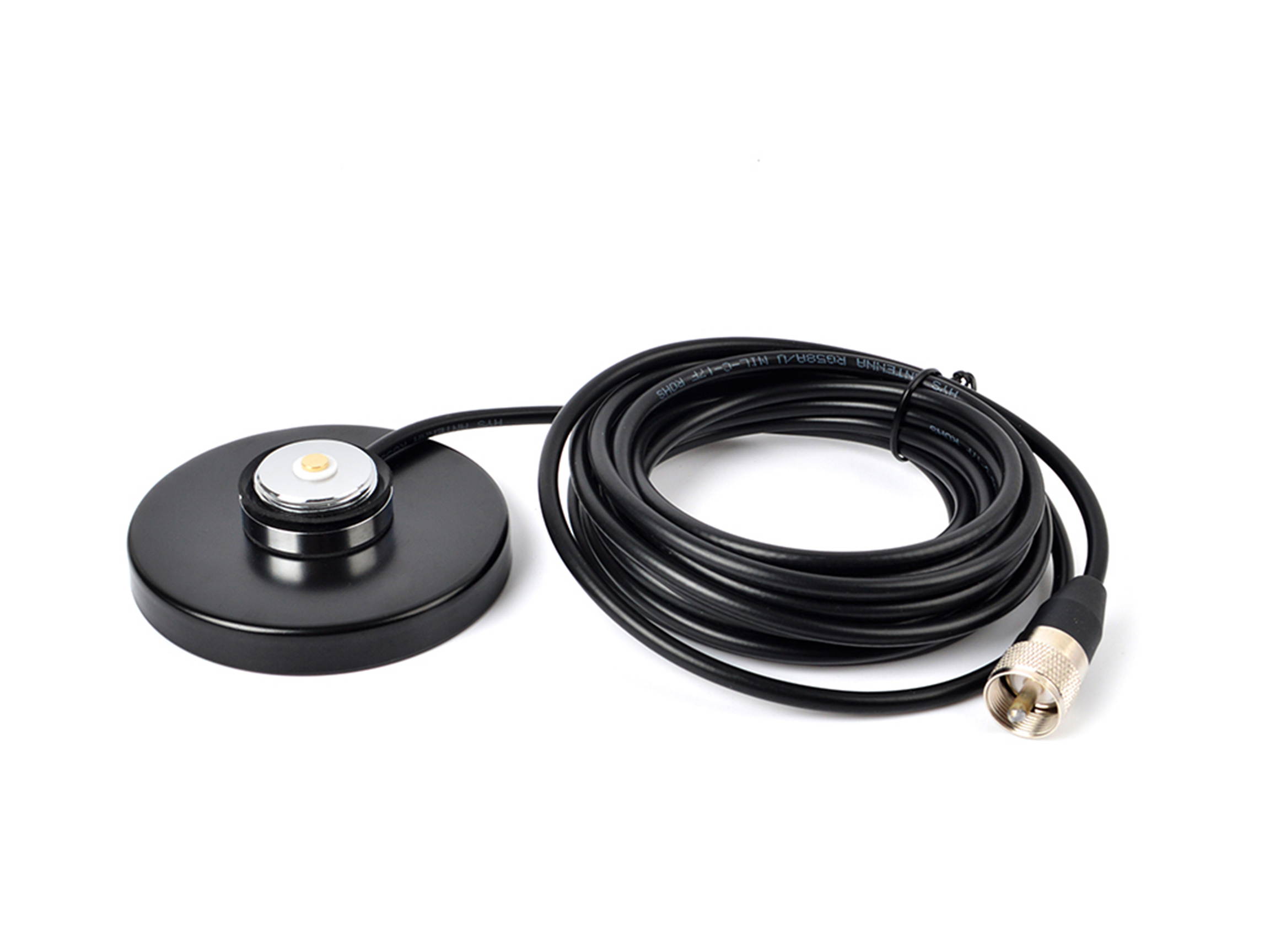 HYS NMO Mount Magnetic base 5M Cable PL259 UHF Plug With NMO VHF 136-174Mhz Antenna for Car Motorola Yaesu Kenwood Icom Mobile Radio