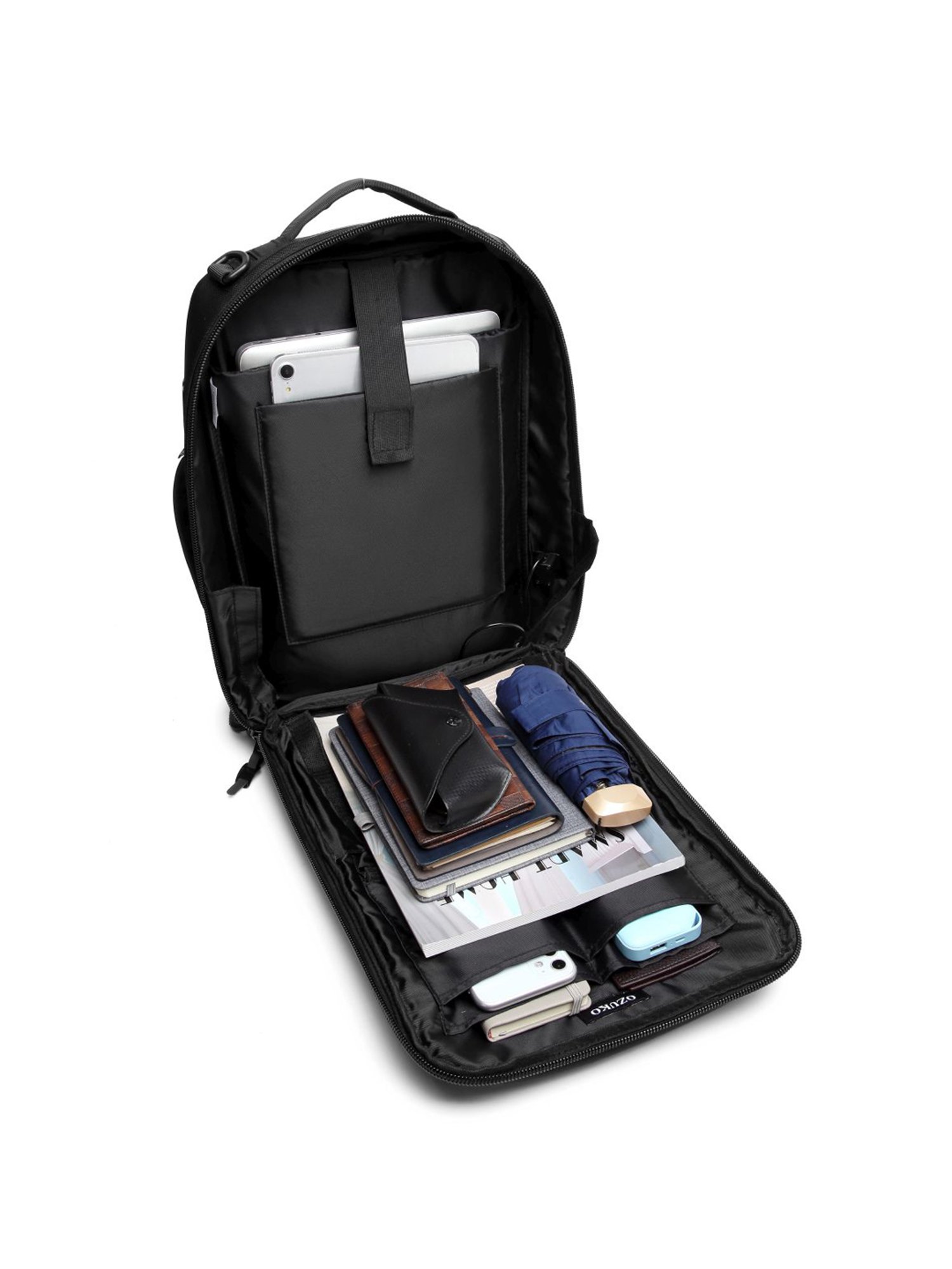 Ozuko The Better Brief Grey Soft One Size Business Briefcase