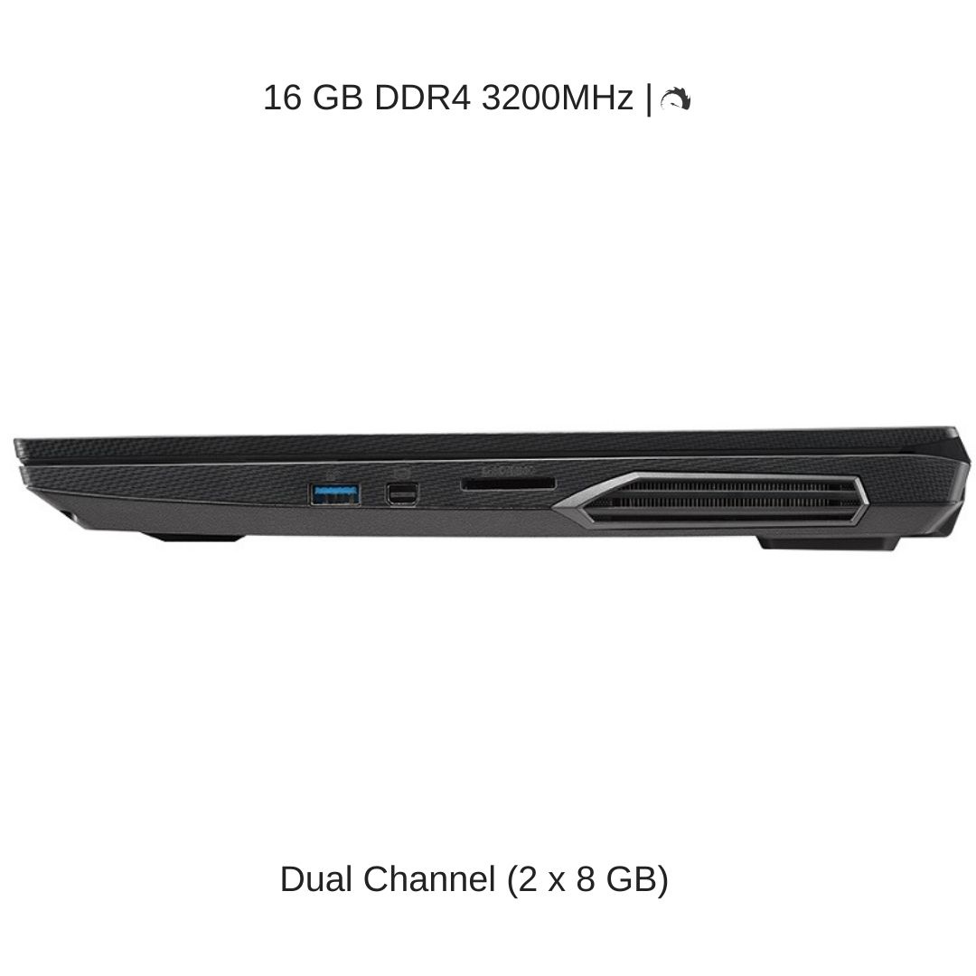 [2021] HIDevolution Gigabyte G5 GD-51US123SH 15.6" FHD 144Hz, 2.7 GHz i5-11400H, RTX 3050, 16 GB 3200MHz RAM, 512 GB PCIe SSD