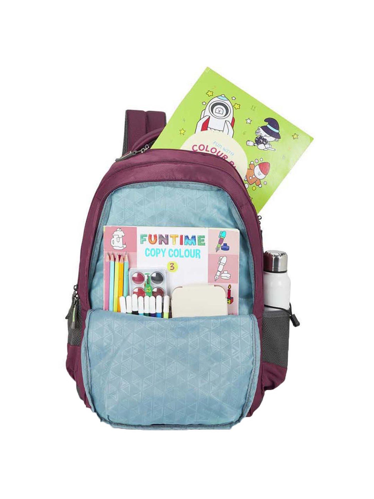 Aristocrat 30 Ltrs Maroon Medium Backpack