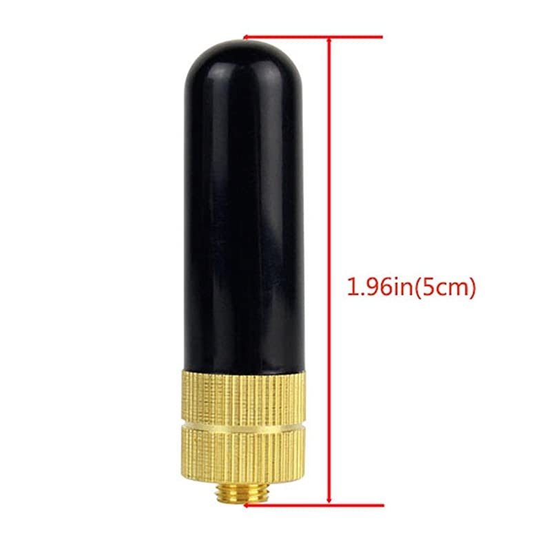 2 Way Radio Antenna High Gain Long Range SMFF Antenna for BaoFeng UV5R BF888S UV82 UV5RA  RT5 Arcshell AR5 Walkie Talkies 1 Pack