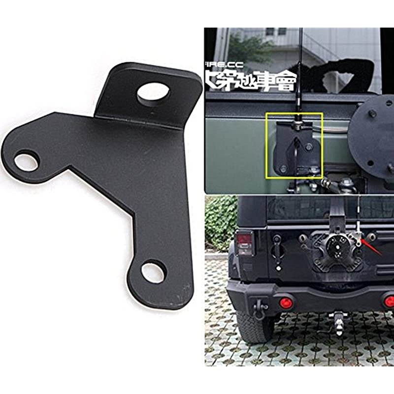 Tire CB Antenna Mount Compatible for Wrangler Unlimited Rubicon Sahara JK 24 Door 20072018