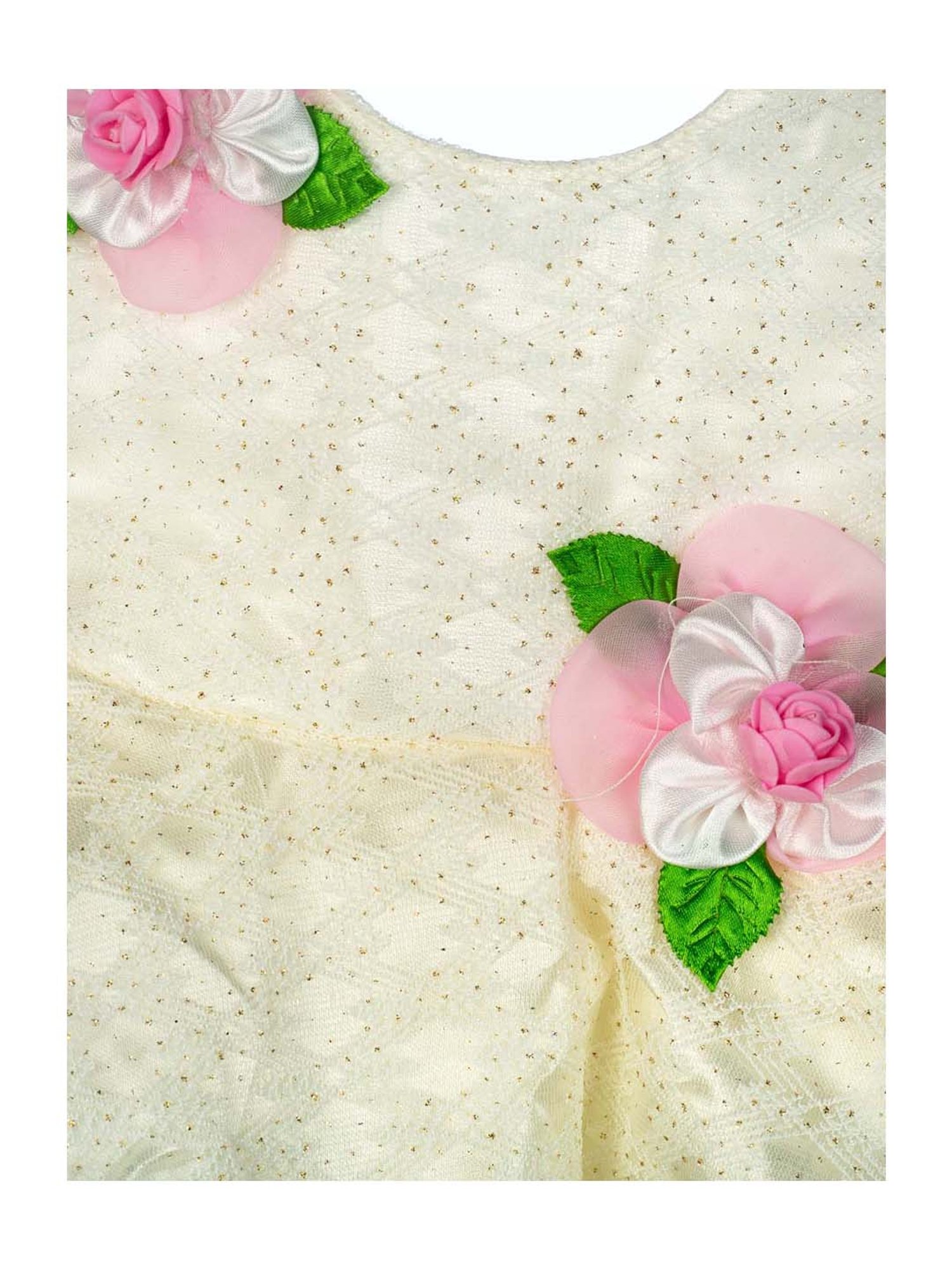 Mee Mee Kids Cream Applique Dress