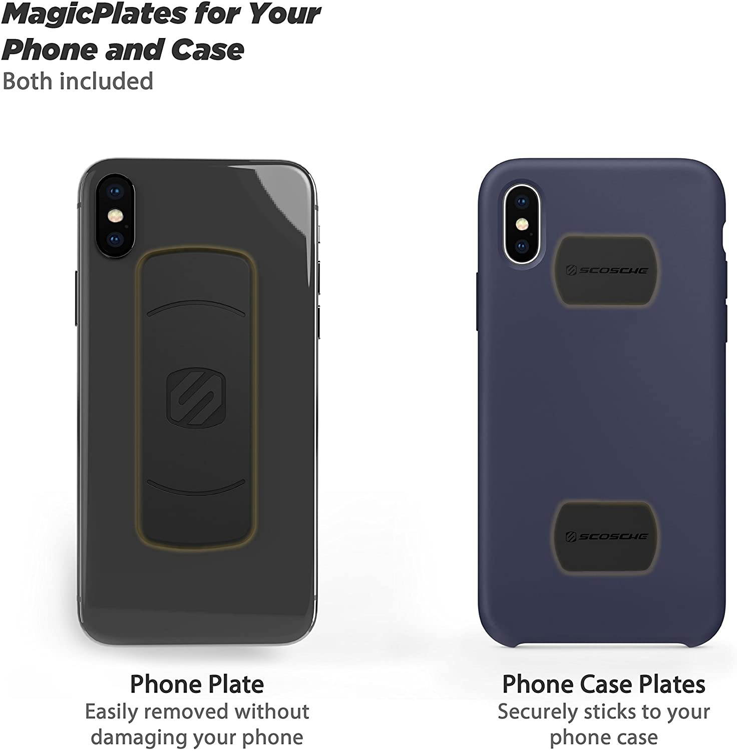 SCOSCHE PCQIFD01 ProClip Center Dash Mount with MagicMount Qi-Certified Charger Compatible with 2015 to 2020 Ford F-150 and Ford Raptor