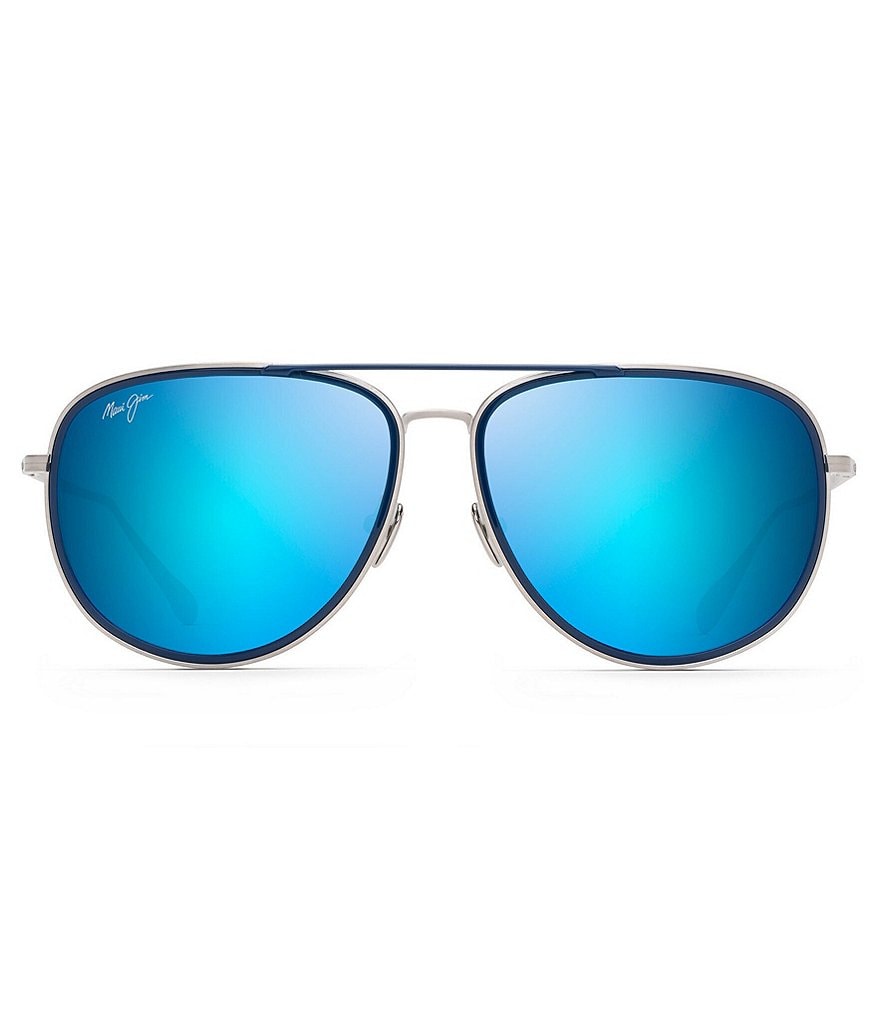 Maui Jim Fair Winds PolarizedPlus2&reg; 58mm Aviator Sunglasses