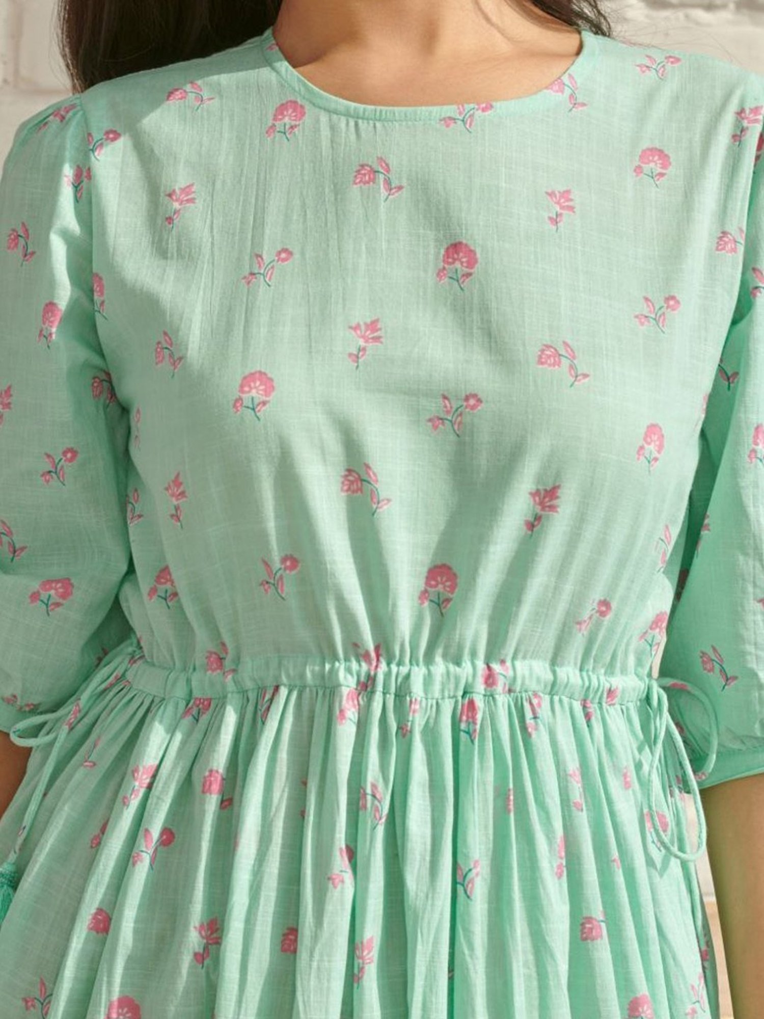 Prakriti Jaipur Blue Aster Midi Dress