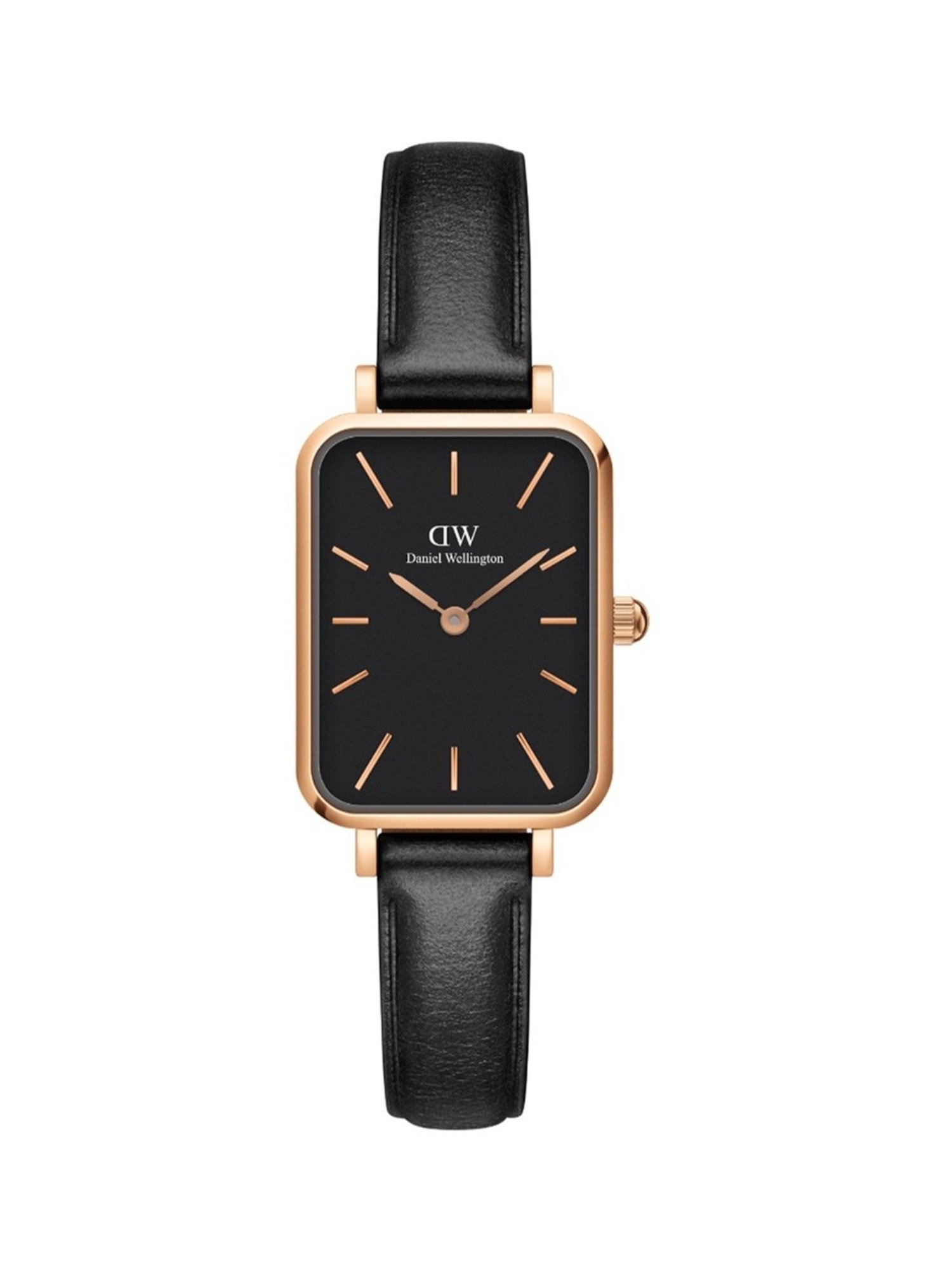 Daniel Wellington Quadro Women Black Rectangle Dial Analog Watch - DW00100435K