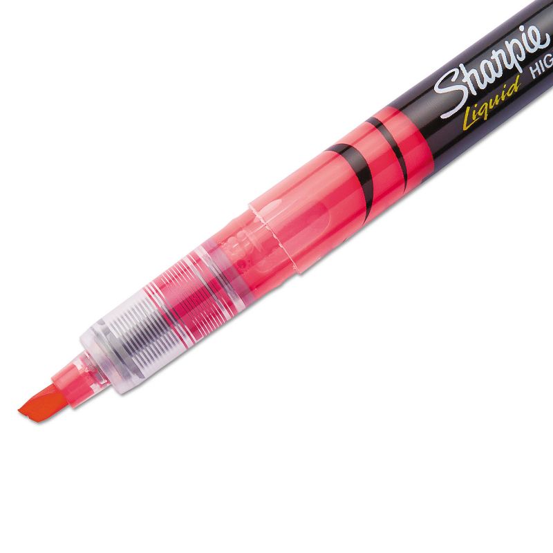 Sharpie Accent Liquid Pen Style Highlighter Chisel Tip Fluorescent Pink Dozen 1754464