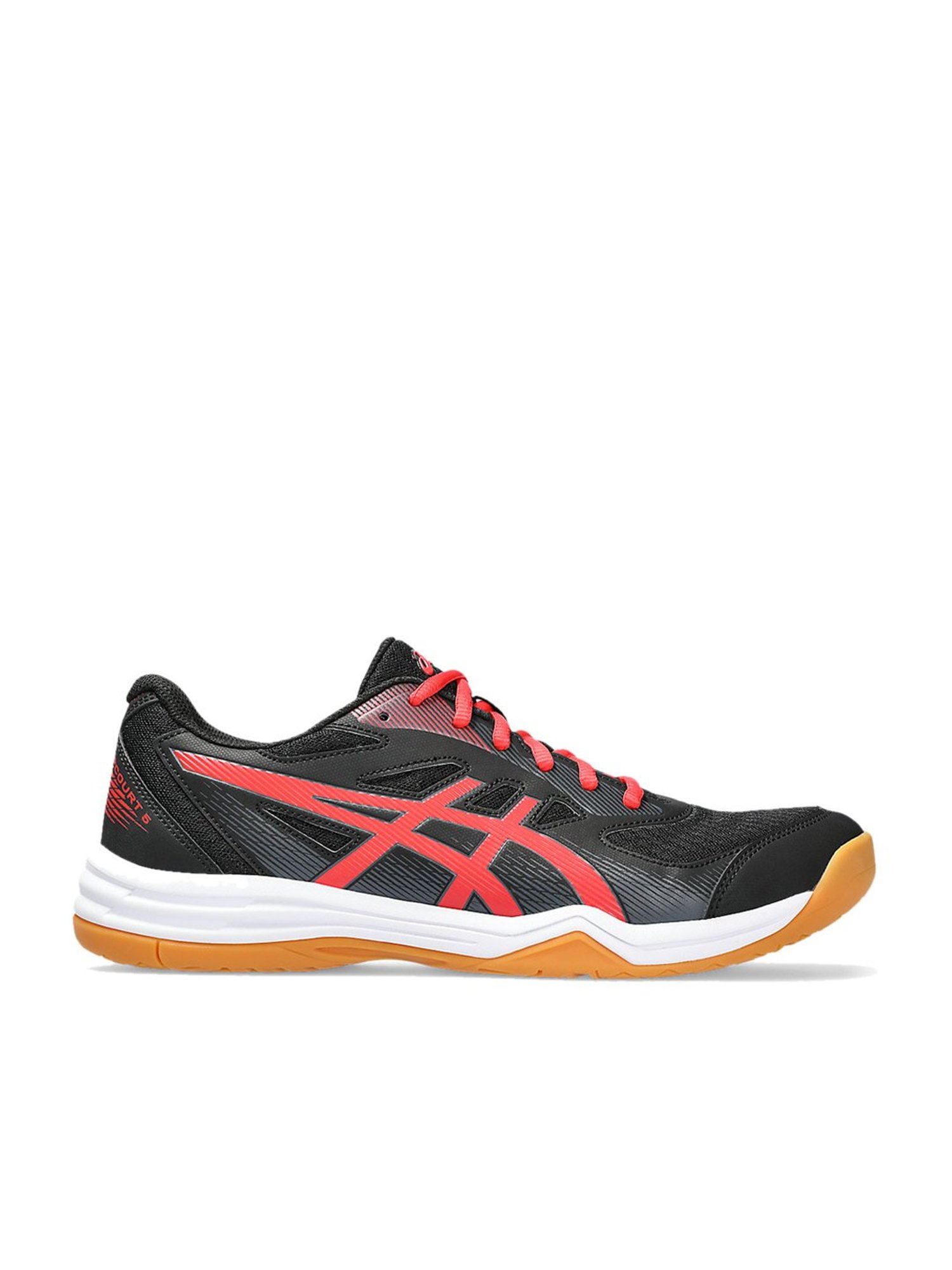 Asics Men's Upcourt 5 Black Indoor Court Shoes