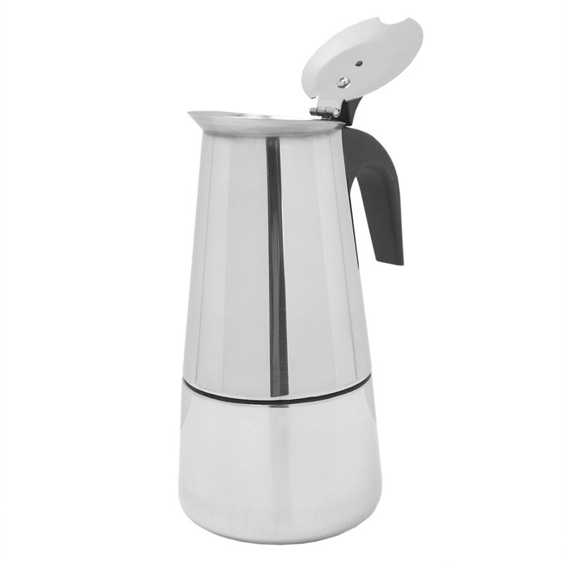 Bialetti 3 Cup Moka Stovetop Espresso Maker - Silver