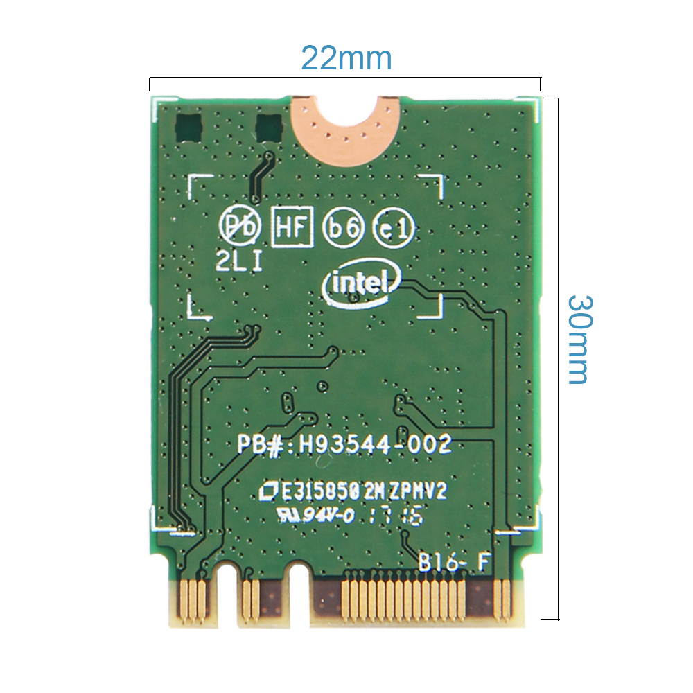 Dual Band 1200Mbps Intel 8265 IEEE 802.11ac Bluetooth 4.2 Wi-Fi Bluetooth Combo Adapter for Notebook 8265NGW WiFi Card