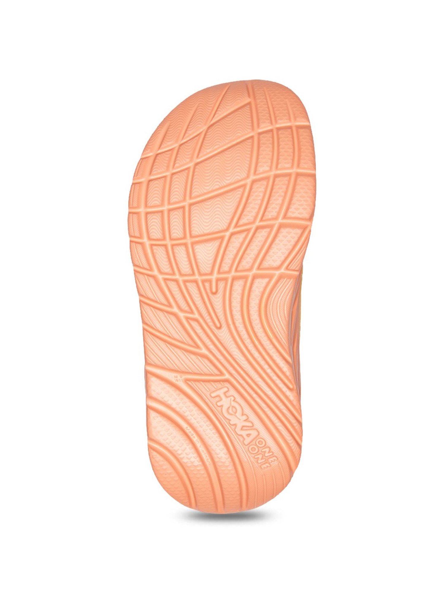 Hoka Men's ORA Recovery Amber Yellow Slides