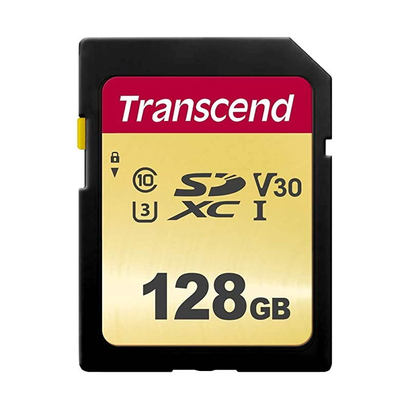 TS128GSDC500SE 128GB UHSI U3 SD Memory Card MLC