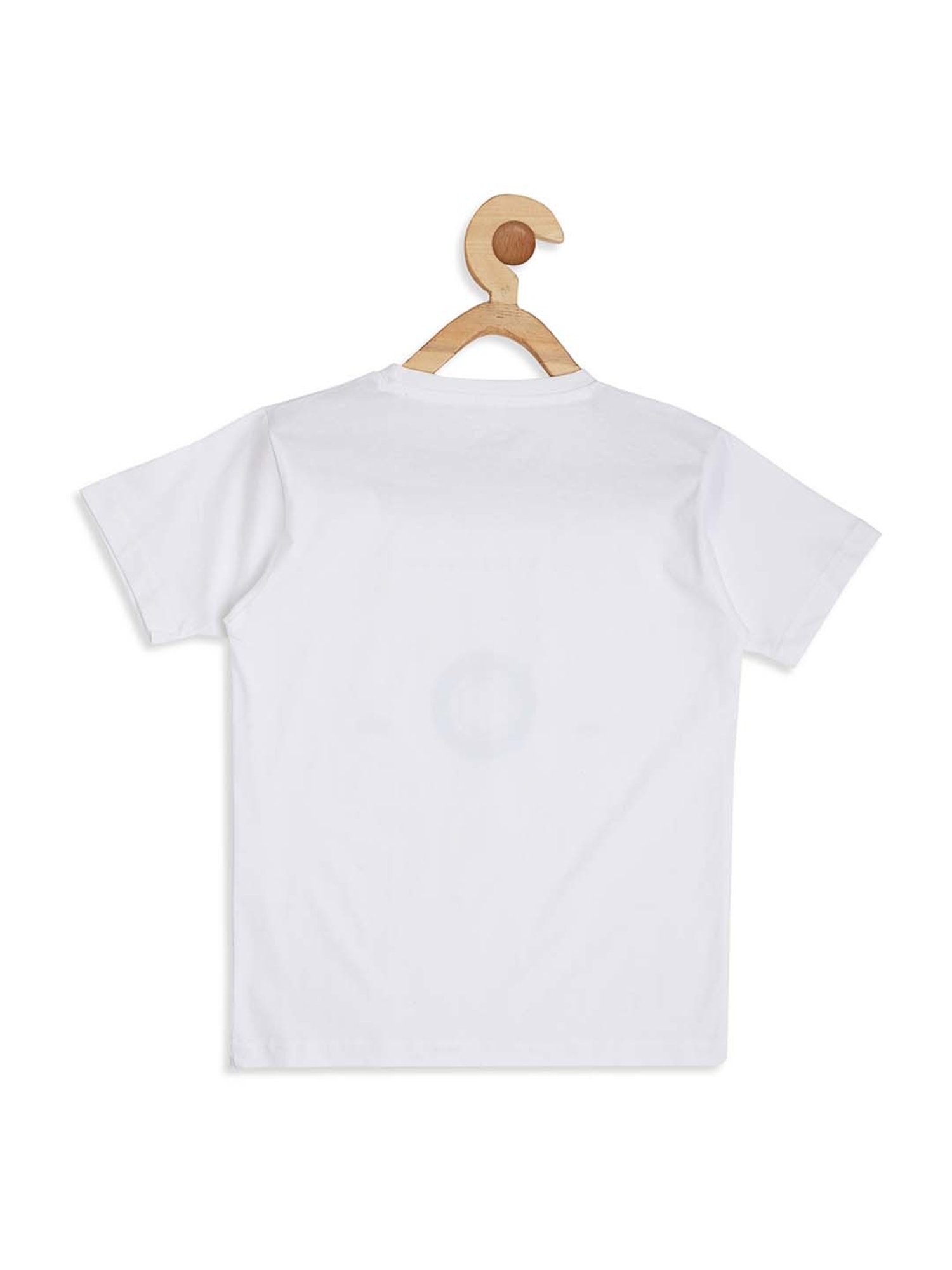 Cavio Kids Grey & White Cotton Printed Shirt with T-Shirt