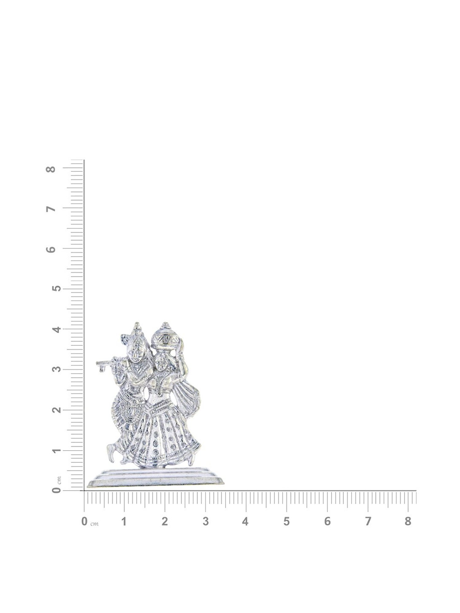 Sri Jagdamba Pearls 0.8 Silver Vishnu Idol