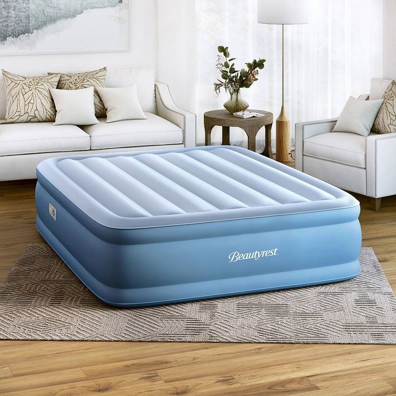 Beautyrest Sensarest 18" Anti-Microbial Air Mattress with Built-In Pump - Queen